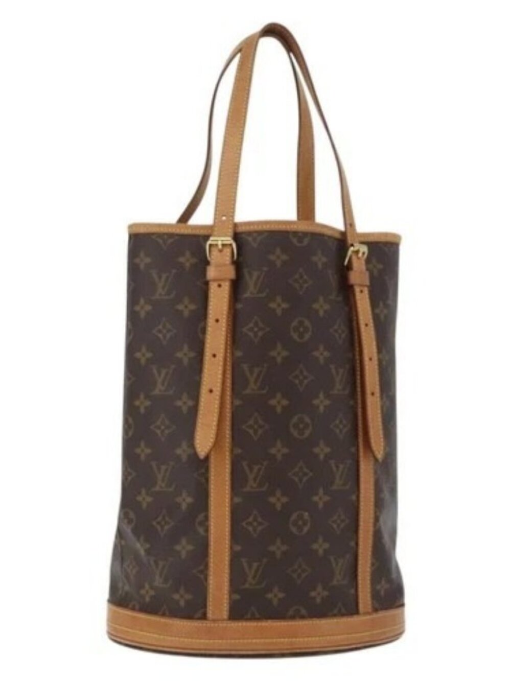 LOUIS VUITTON Monogram Bucket GM Shoulder Bag M42236 LV Auth ka1176